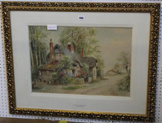 James Hughes Clayton (act. 1891-1929), Near Ludlow, Shropshire, signed, watercolour